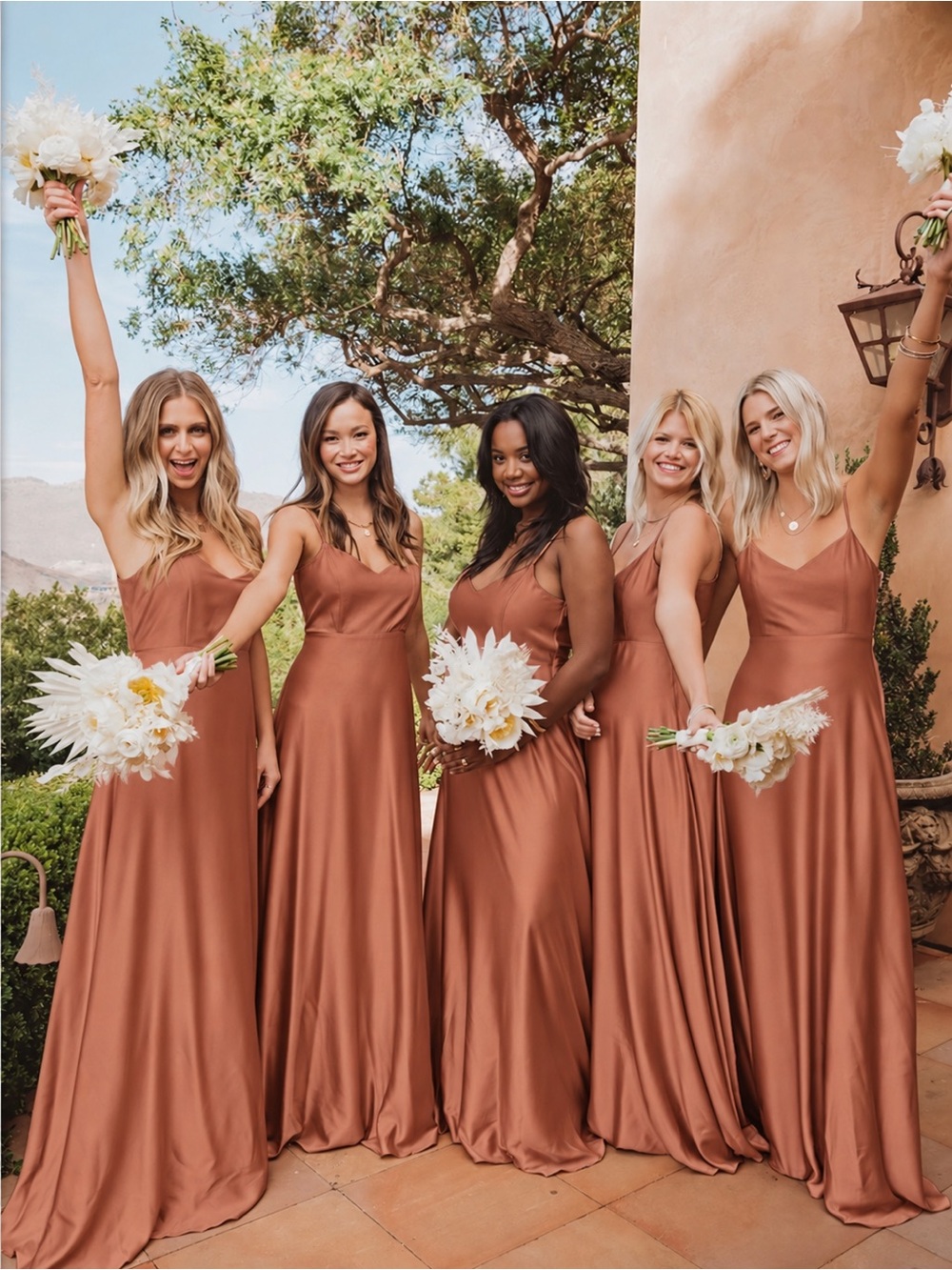 Show Me Your MuMu | The Faith Bridesmaid Dress in Copper Luxe Satin ~ New Large